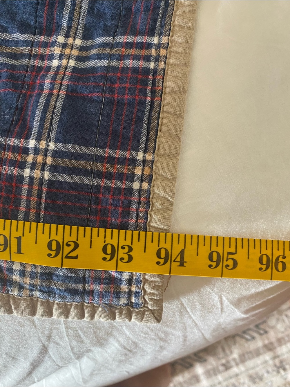 Nautica Madras King Cotton Patchwork Quilts - Set of 2 - Americana - Picture 7 of 8